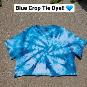 Custom Tie Dye Women's Crop T-Shirt